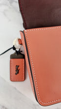Load image into Gallery viewer, Coach 1941 Dinky With Tea Roses in Melon - Crossbody Shoulder Bag Floral Flowers Tolled Leather Appliqué- Coach 38197