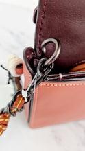 Load image into Gallery viewer, Coach 1941 Dinky With Tea Roses in Melon - Crossbody Shoulder Bag Floral Flowers Tolled Leather Appliqué- Coach 38197