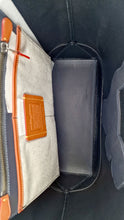 Load image into Gallery viewer, Coach Gotham Tote Rexy Bag Dark Navy Blue & Black Glovetanned Leather - Shoulder Bag - Coach 11087