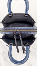 Load image into Gallery viewer, Coach 1941 Rogue 31 Prussian Blue Western Whiplash Whipstitch with Black Suede Lining Handbag Coach 58122