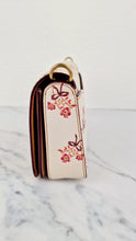 Load image into Gallery viewer, Coach 1941 Dinky Crossbody Bag in Chalk Smooth Leather With Floral Bow Pink Flowers - Coach 28433