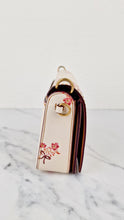Load image into Gallery viewer, Coach 1941 Dinky Crossbody Bag in Chalk Smooth Leather With Floral Bow Pink Flowers - Coach 28433