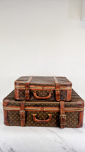 Load image into Gallery viewer, Louis Vuitton Monogram Suitcases Vintage Luggage Set CELEBRITY OWNED Travel Set