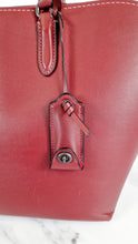 Load image into Gallery viewer, Coach 1941 Dakotah Satchel in Burgundy Red Smooth Leather - Handbag Crossbody Bag - Coach 59132