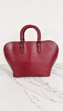 Load image into Gallery viewer, Coach 1941 Dakotah Satchel in Burgundy Red Smooth Leather - Handbag Crossbody Bag - Coach 59132