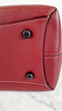 Load image into Gallery viewer, Coach 1941 Dakotah Satchel in Burgundy Red Smooth Leather - Handbag Crossbody Bag - Coach 59132