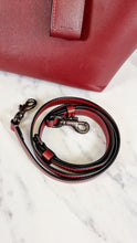 Load image into Gallery viewer, Coach 1941 Dakotah Satchel in Burgundy Red Smooth Leather - Handbag Crossbody Bag - Coach 59132