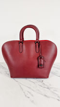 Load image into Gallery viewer, Coach 1941 Dakotah Satchel in Burgundy Red Smooth Leather - Handbag Crossbody Bag - Coach 59132