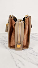 Load image into Gallery viewer, Coach x Jean-Michel Basquiat Rogue 25 Pez Dispenser Dinosaur Bag in Elm Leather & Suede - Handbag Crosbody Shoulder Bag in Taupe Beechwood - Coach 6889