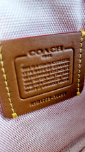 Load image into Gallery viewer, Coach Camera Bag with Nasa Space Rocket Patch in Chalk Smooth Leather Clutch - Coach 10851