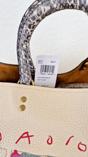 Load image into Gallery viewer, Coach Rogue 39 Jean-Michel Basquiat Bag in Ivory Pebble Leather with Snakeskin - Handbag Shoulder Bag - Coach 6877