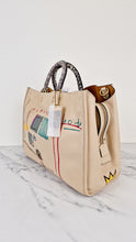 Load image into Gallery viewer, Coach Rogue 39 Jean-Michel Basquiat Bag in Ivory Pebble Leather with Snakeskin - Handbag Shoulder Bag - Coach 6877
