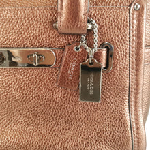 Load image into Gallery viewer, Coach Swagger 27 Bronze 34816 Handbag Metallic