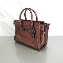 Load image into Gallery viewer, Coach Swagger 27 Bronze 34816 Handbag Metallic