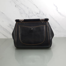 Load image into Gallery viewer, Coach Drifter Tophandle Crossbody Bag with Pearl Prairie Rivets in Black Mixed Leathers & Suede - SAMPLE BAG