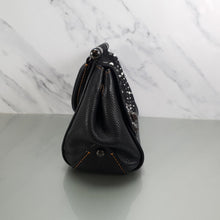 Load image into Gallery viewer, Coach Drifter Tophandle Crossbody Bag with Pearl Prairie Rivets in Black Mixed Leathers & Suede - SAMPLE BAG