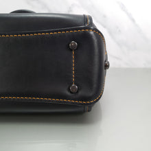 Load image into Gallery viewer, Coach Drifter Tophandle Crossbody Bag with Pearl Prairie Rivets in Black Mixed Leathers & Suede - SAMPLE BAG