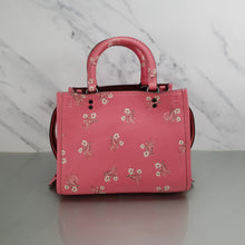 Load image into Gallery viewer, Coach Rogue 25 in Pink Floral Bow - Pebble Leather Handbag - SAMPLE BAG