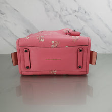 Load image into Gallery viewer, Coach Rogue 25 in Pink Floral Bow - Pebble Leather Handbag - SAMPLE BAG