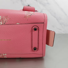 Load image into Gallery viewer, Coach Rogue 25 in Pink Floral Bow - Pebble Leather Handbag - SAMPLE BAG