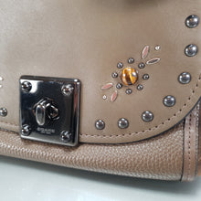 Load image into Gallery viewer, 57659 Coach drifter fatigue brown top handle western rivets