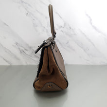 Load image into Gallery viewer, 57659 Coach drifter fatigue brown top handle western rivets