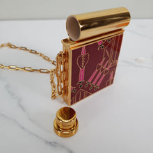 Load image into Gallery viewer, Valentino Garavani Loveblades Minaudiere Compact Mirror with Lipstick Holder