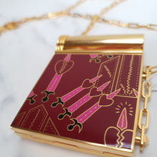 Load image into Gallery viewer, Valentino Garavani Loveblades Minaudiere Compact Mirror with Lipstick Holder