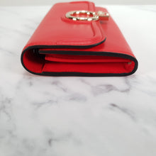 Load image into Gallery viewer, Versace DV One Wallet in Red Nappa Leather with Medusa Clasp - Clutch Purse