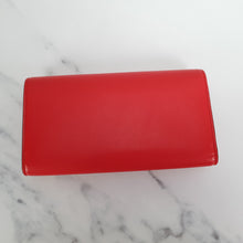 Load image into Gallery viewer, Versace DV One Wallet in Red Nappa Leather with Medusa Clasp - Clutch Purse
