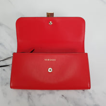 Load image into Gallery viewer, Versace DV One Wallet in Red Nappa Leather with Medusa Clasp - Clutch Purse