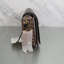 Load image into Gallery viewer, Coach 30455 Dinky Border Rivets Colorblock Genuine Snakeskin Crossbody bag
