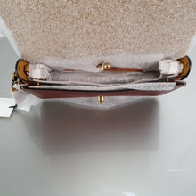 Load image into Gallery viewer, Coach 30455 Dinky Border Rivets Colorblock Genuine Snakeskin Crossbody bag
