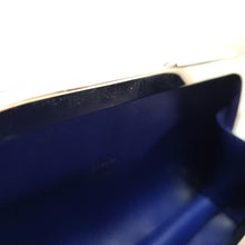 Load image into Gallery viewer, Alexander McQueen 236731 000926 Red & BLue Skull Box Clutch in plastic
