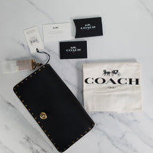 Load image into Gallery viewer, Coach 30455 Dinky Border Rivets Colorblock Genuine Snakeskin Crossbody bag