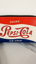 Load image into Gallery viewer, Limited Edition Coach Pepsi Cola Zip Wallet With Black Smooth Leather Purse - Coach F26389Limited Edition Coach Pepsi Cola Zip Wallet With Black Smooth Leather Purse - Coach F26389
