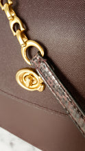Load image into Gallery viewer, Coach Parker Tophandle Carryall in Oxblood Burgundy Colorblock with Snakeskin Details - Handbag Crossbody Bag Coach 73969
