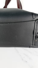 Load image into Gallery viewer, Coach Tote 34 in Black and Brown Leather with Whipstitch & Tassle Detail - Bag Handbag Coach 37084
