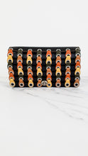 Load image into Gallery viewer, Coach 1941 Dinky Crossbody Bag With Colorblock Links in Black, Yellow, Green & Saddle - Coach 86831