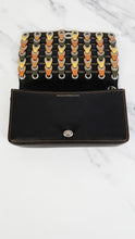 Load image into Gallery viewer, Coach 1941 Dinky Crossbody Bag With Colorblock Links in Black, Yellow, Green & Saddle - Coach 86831