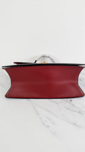 Load image into Gallery viewer, Coach Parker 32 Tophandle Carryall in Oxblood Burgundy Colorblock with Snakeskin Details & C Chain- Handbag Exotic Crossbody Bag Coach 73969
