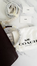 Load image into Gallery viewer, Coach Parker 32 Tophandle Carryall in Oxblood Burgundy Colorblock with Snakeskin Details & C Chain- Handbag Exotic Crossbody Bag Coach 73969