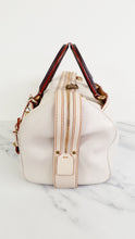 Load image into Gallery viewer, Coach 1941 Rogue Satchel in Chalk with Honey Suede - Barrel Bag Coach 86857