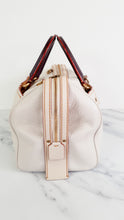 Load image into Gallery viewer, Coach 1941 Rogue Satchel in Chalk with Honey Suede - Barrel Bag Coach 86857