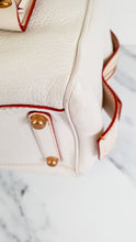 Load image into Gallery viewer, Coach 1941 Rogue Satchel in Chalk with Honey Suede - Barrel Bag Coach 86857