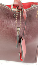 Load image into Gallery viewer, Coach 1941 Rogue 31 in Oxblood Pebble Leather Red Suede Lining Satchel Handbag - Coach 38124