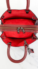 Load image into Gallery viewer, Coach 1941 Rogue 31 in Oxblood Pebble Leather Red Suede Lining Satchel Handbag - Coach 38124