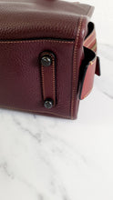 Load image into Gallery viewer, Coach 1941 Rogue 31 in Oxblood Pebble Leather Red Suede Lining Satchel Handbag - Coach 38124