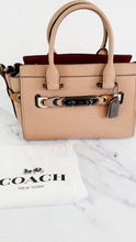 Load image into Gallery viewer, Coach Swagger 27 in Beechwood Glovetanned Leather with Link Detail - Coach 21351