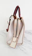 Load image into Gallery viewer, Coach 1941 Rogue 31 in Chalk with Western Embroidery Flowers & Varsity Stripe - Satchel Handbag Coach 57230